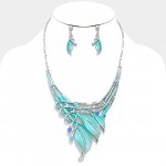 Lilys Rhythmical Ombre Dipped in Madori Gunmetal Necklace